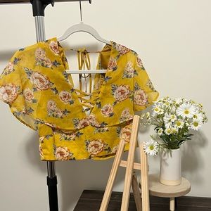 Yellow Floral Crop